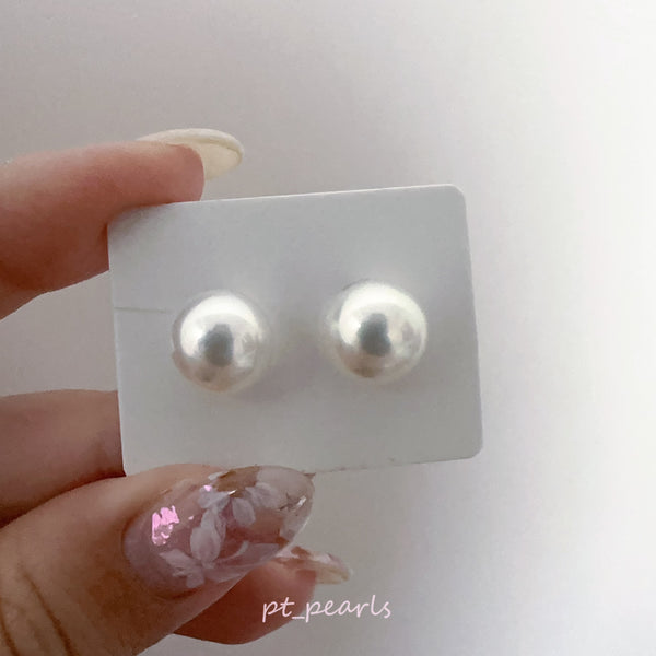 (Summer Sale) 頂級極光南洋澳白珍珠 銀藍粉色 10.8mm 配18K配件 | Top Grade South Sea White Pearl in Silvery Blue Pink 10.8mm with 18K setting