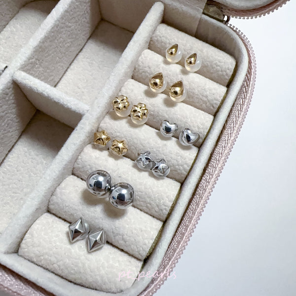 日本製🇯🇵 素金14K / 18K 耳環 | Made in Japan 🇯🇵 Solid Gold Earrings in 14K / 18K