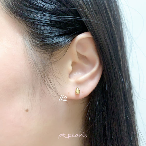 日本製🇯🇵 素金14K / 18K 耳環 | Made in Japan 🇯🇵 Solid Gold Earrings in 14K / 18K
