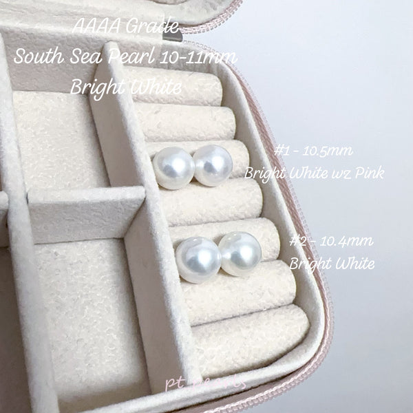 AAAA級極光澳白珍珠10-11mm配18K配件 | AAAA Grade South Sea White Pearl 10-11mm with 18K setting