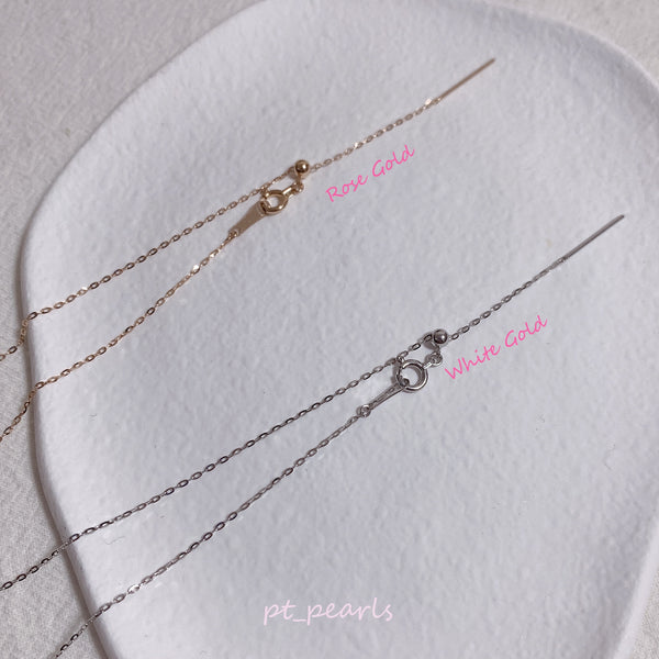 18K 日本制針尾頸鏈 | 18K Japan Made Needle Chain