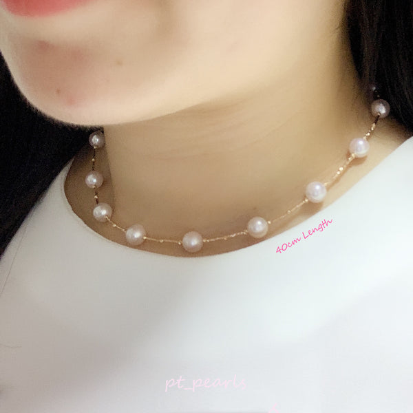 頂級 Akoya 7.5-8mm 滿天星頸鏈 | Top Grade Akoya 7.5-8mm Star Necklace